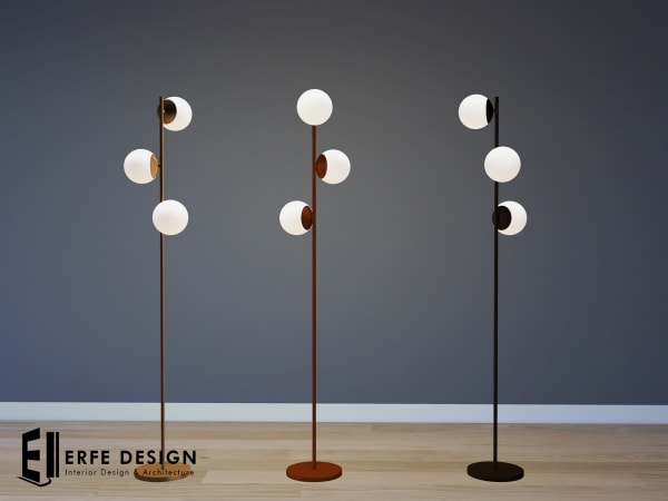 Bloom Floor Lamp with 3 Colors [Erfe Design] *