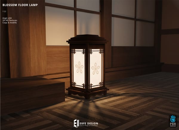 Blossom Floor Lamp PBR