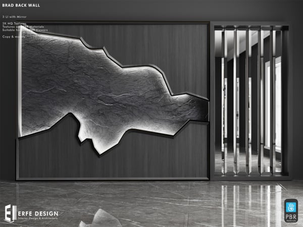 Brad Back Wall 3 LI PBR [Erfe Design] *