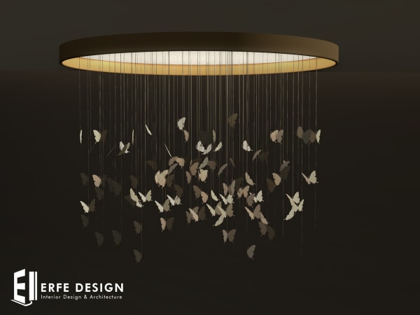 Butterfly Black Lighting 6 LI  [Erfe Design] *