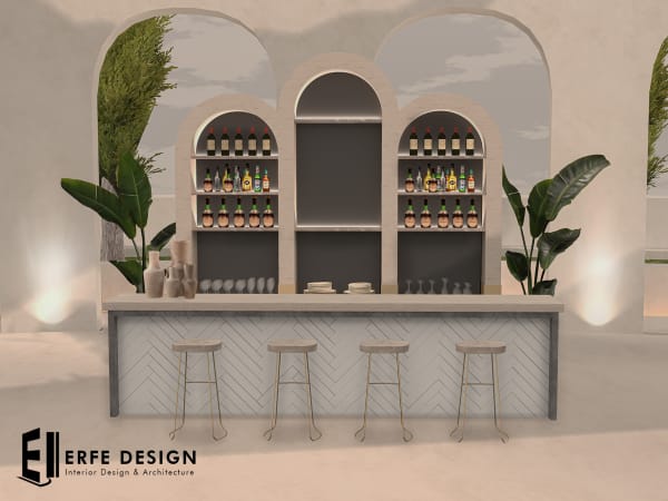 Caribbean Bar total  55 LI  [Erfe Design] *