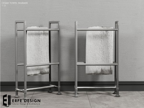 Cesar Towel warmer 1 LI [Erfe Design] *