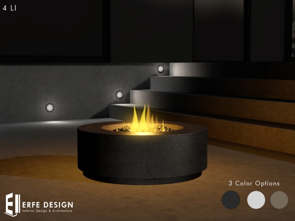 Chamfer Middle Fireplace 4 LI 3 COLORED [Erfe Design]*