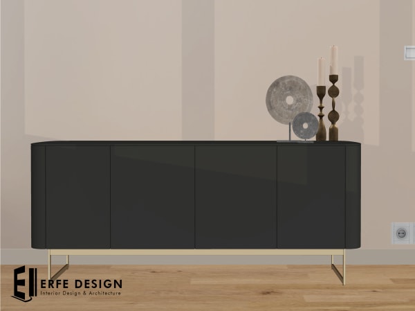 -Clara Console Black 5 LI [Erfe Design]  *