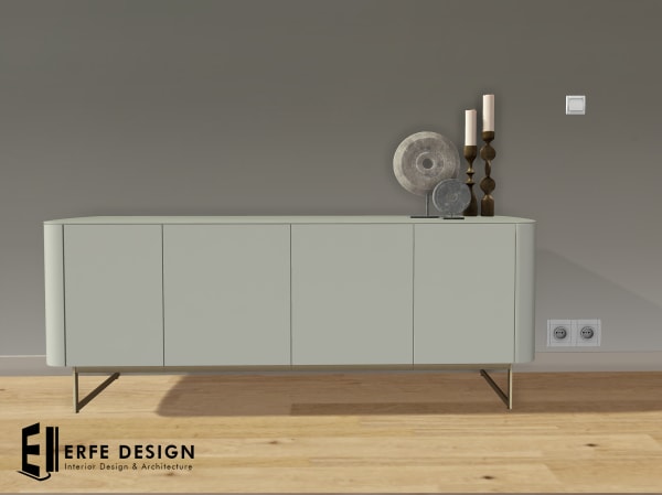-Clara Console White 5 LI [Erfe Design]  *