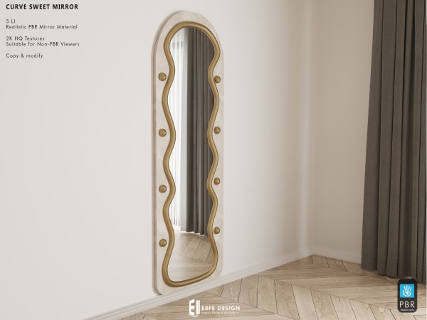 Curve Sweet Mirror 5 LI  PBR  [Erfe Design]*