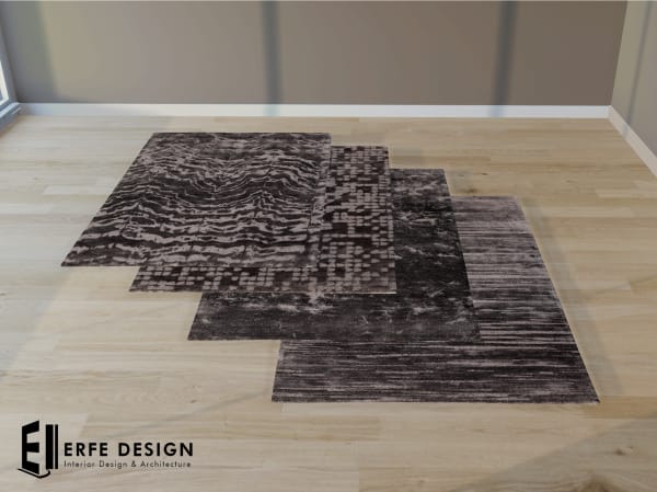 -Darky Carpets 4 Pcs [Erfe Design] *