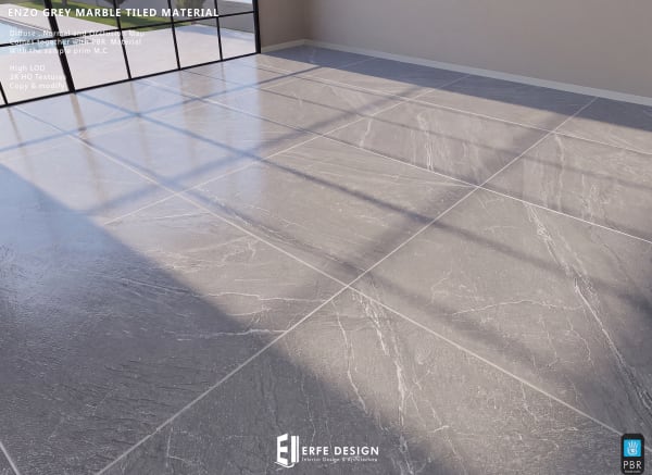 Enzo Marble GREY PBR Material
