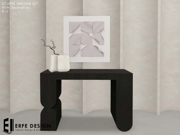 Eclipse Dresser set with decoratives 8 LI [Erfe Design] *