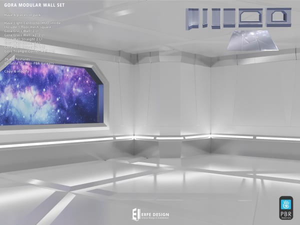 Gora Modular Cyber Wall Set [Erfe Design]