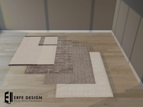 -Gridal Carpet Set 4 pcs [Erfe Design] *