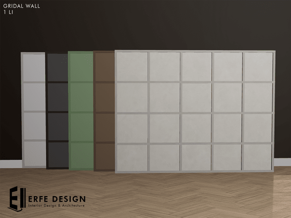 Gridal wall 5 Colors 1 LI [Erfe Design] *