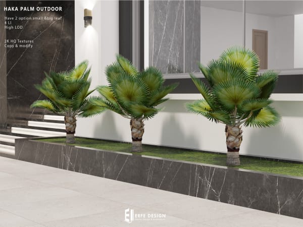Haka Palm Tree Outdoor 4 LI  [Erfe Design]*