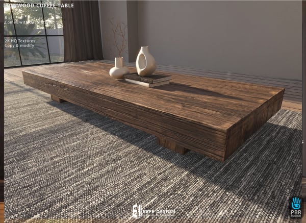 Ironwood Coffee table 8 LI [Erfe Design] PACK