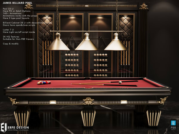 James Billiard Pool PG [HQ [Erfe Design]*