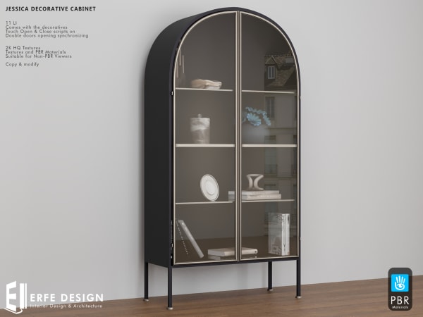 Jessica Decorative Cabinet PBR 11 LI [Erfe Design] *