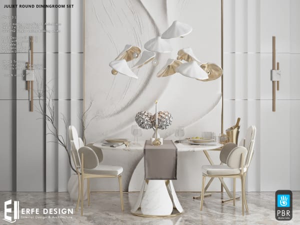 Juliet Diningroom Set  40 LI PBR  [Erfe Design] *