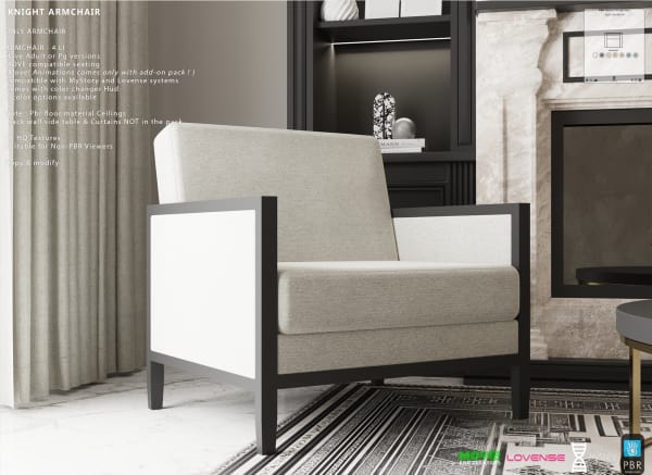 Knight Armchair Only 4 LI PG [Erfe Design]