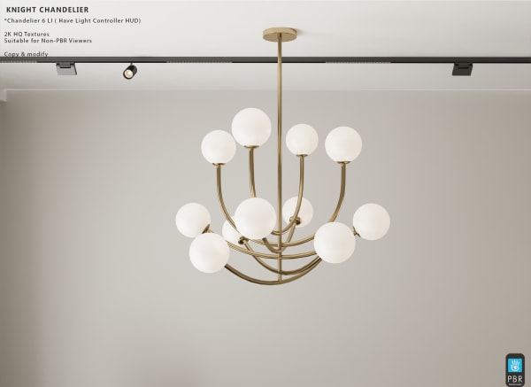 Knight Chandelier 6 LI with HUD [Erfe Design]