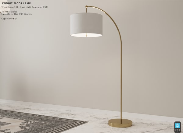Knight Floorlamp 3 LI [Erfe Design]