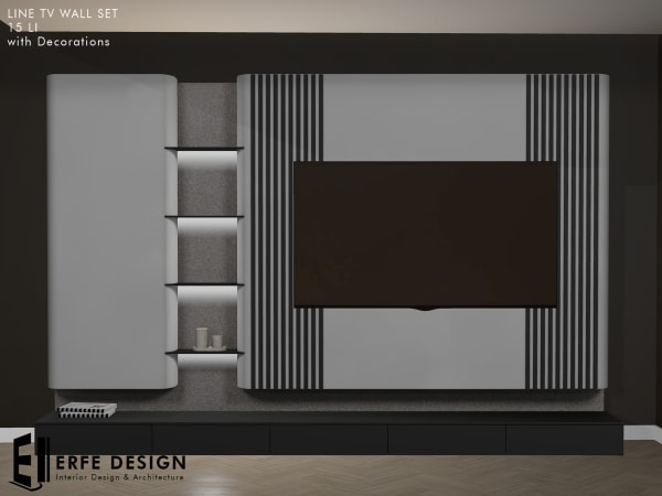 Line tv set 15 LI with decors [Erfe Design] *