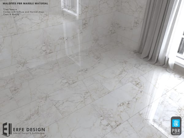 Maldives  Marble Material  v.1.0 PBR  [Erfe Design] *