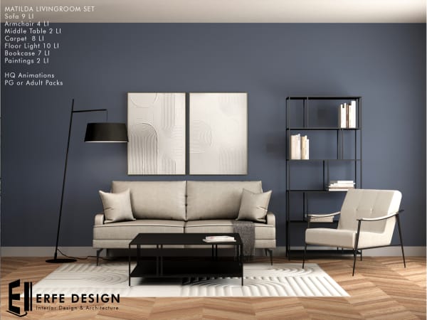 Matilda Livingroom Set PG 45 LI  [Erfe Design] *