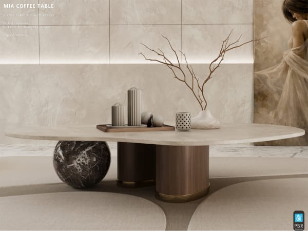 Mia Coffee Table 9 LI [Erfe Design]