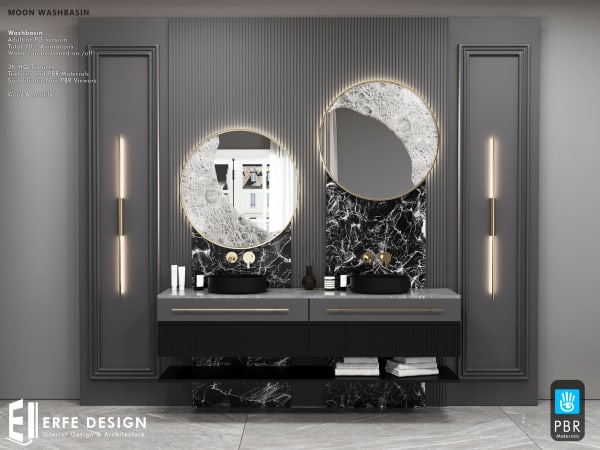 moon Washbasin v2.0 PG 20 LI [Erfe Design]*