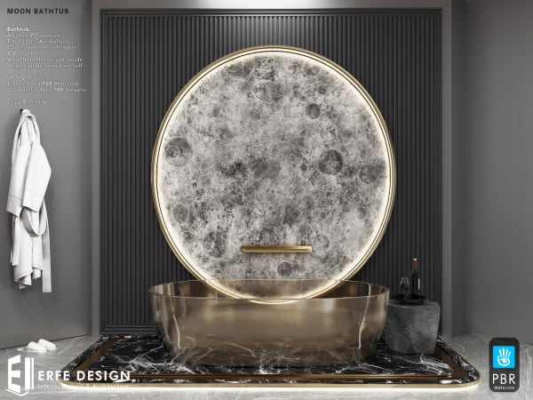 Moon Bathtub 9 LI PBR v2.0 PG  [Erfe Design]*