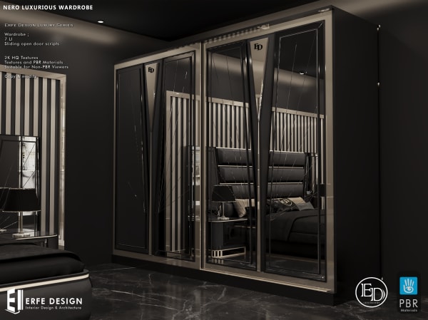 Nero Luxury Wardrobe PBR [Erfe Design] *