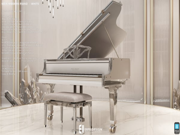 Noir Piano White PG 27 LI PBR [Erfe Design]