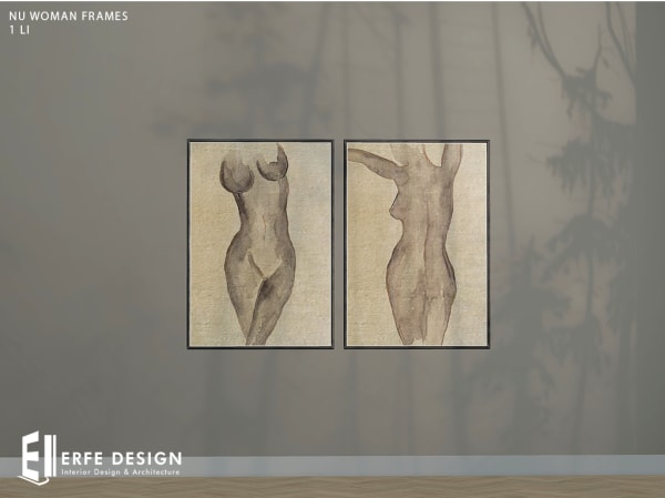 Nu Woman Frames 4 COLORS [Erfe Design] *