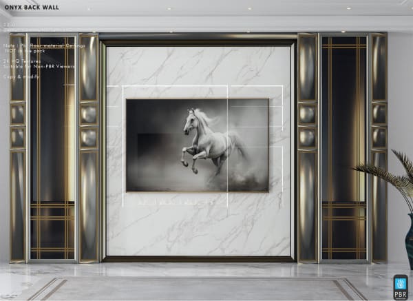 Onyx Decorative Back Wall 23 LI - PBR  [Erfe Design] *