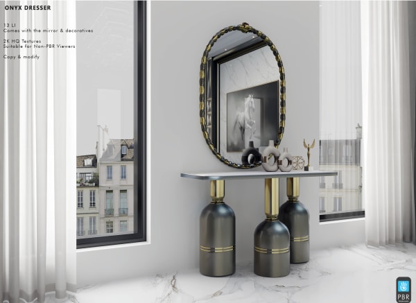Onyx Dresser 13 LI - PBR  [Erfe Design]*