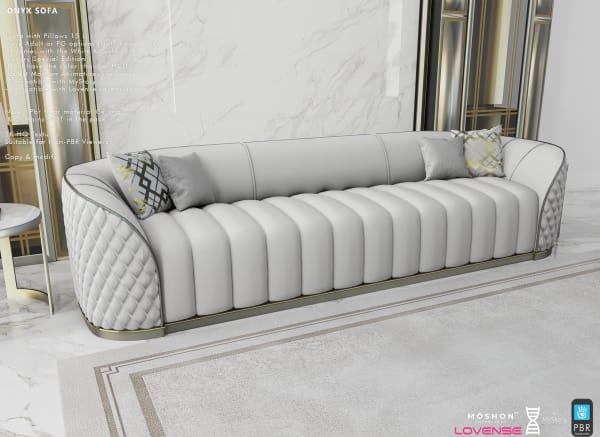 Onyx Sofa 15 LI WHITE - PG [Erfe Design] *
