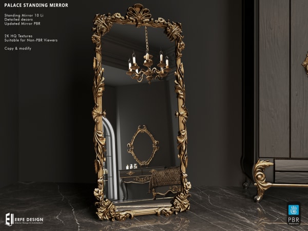 Palace Standing Mirror [Erfe Design]*