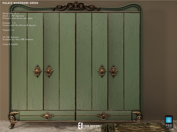 Palace Wardrobe GREEN  [Erfe Design]*
