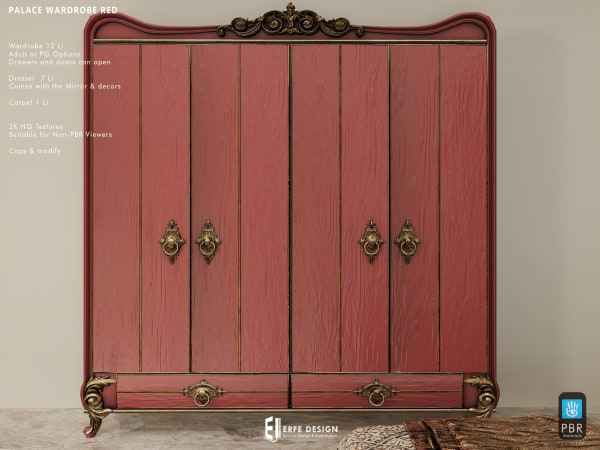 Palace Wardrobe RED[Erfe Design]*