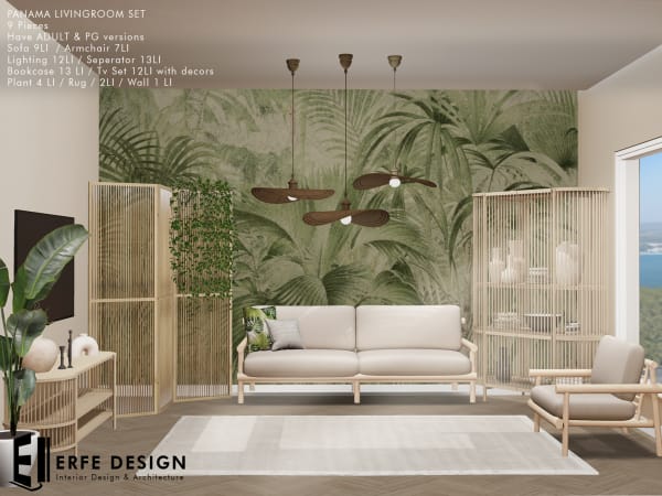Panama Livingroom Set PG version [Erfe Design) *