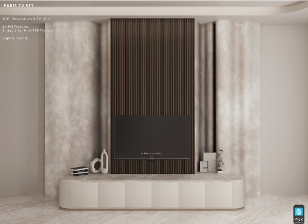 Paris TV Set 16 LI with decoratives [Erfe Design]*
