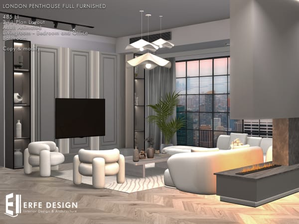 London House Furnished 485LI 27x17 sqm  [Erfe Design] *