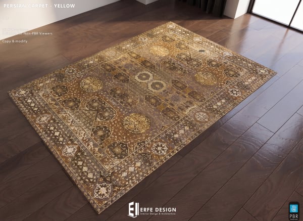 Persian Carpet 1 LI Yellow