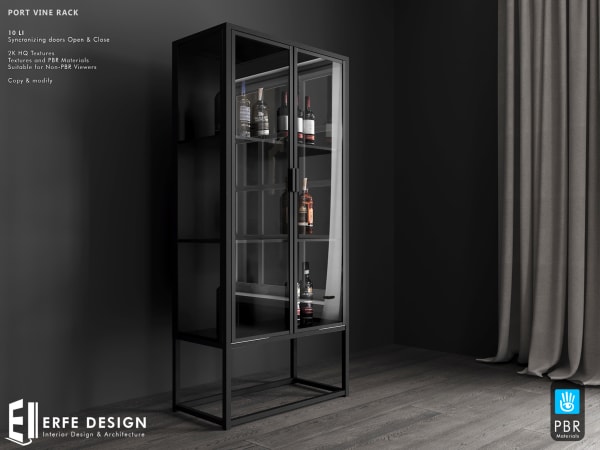 Port Black Vine Cabinet 10 LI [Erfe Design] *