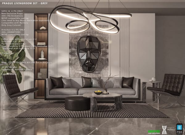 Prague Livingroom Set - PG ONLY