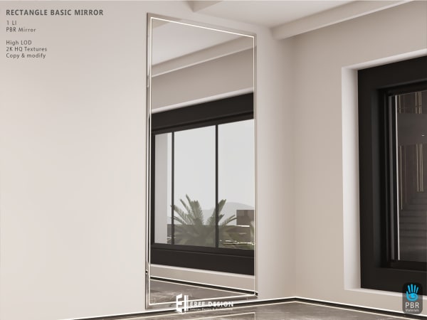 Rectangle Basic Mirror 1 LI [Erfe Design] *