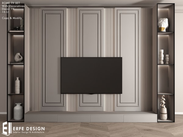Rome tv set (Updated tv media) 15 LI  [Erfe Design] *