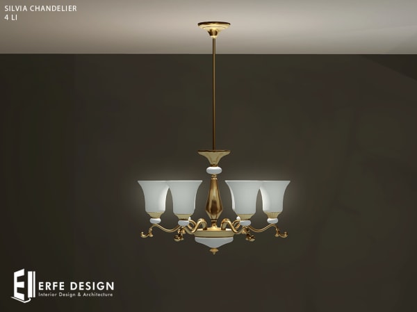 Silvia Chandelier 4 LI [Erfe Design] *