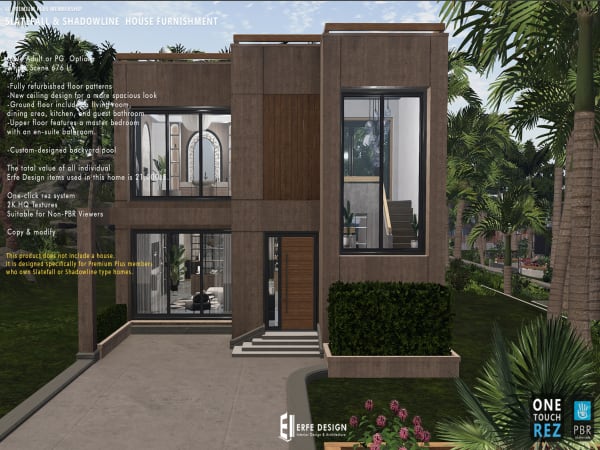 Erfe SlateFall & Shadowline  House Furnished PG *