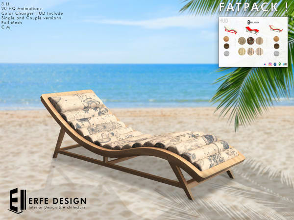 Snake Sunbed 3 LI Changeable with HUD [Erfe Design] *